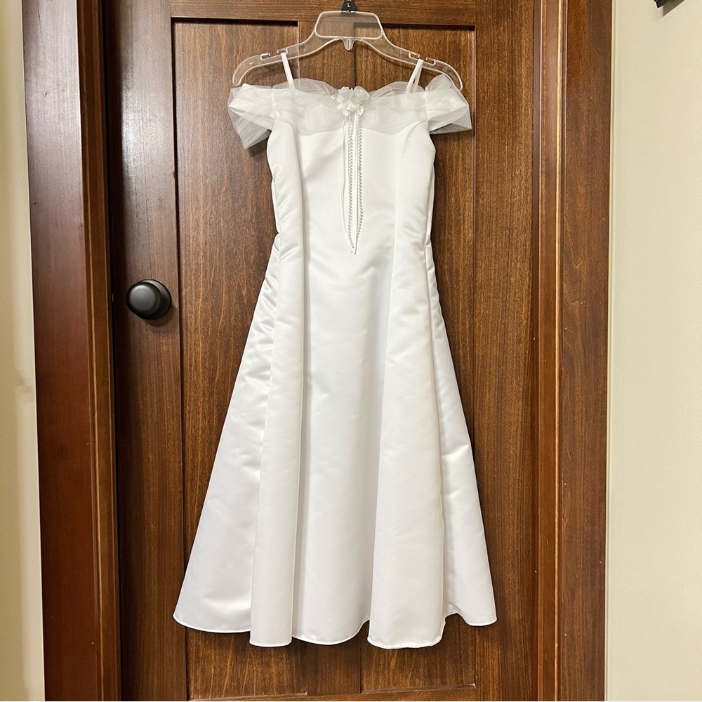 White Dress - Size 8 for Girls